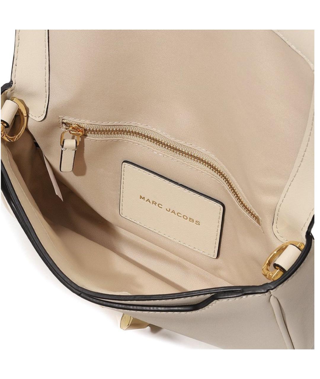 MARC JACOBS Белая кожаная сумка через плечо, фото 3