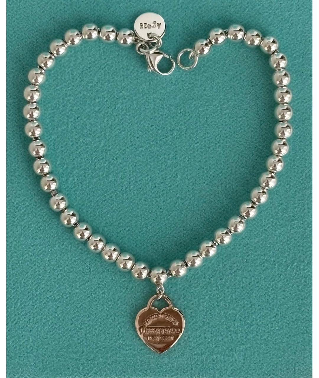 TIFFANY&CO Серебрянный серебряный браслет, фото 3