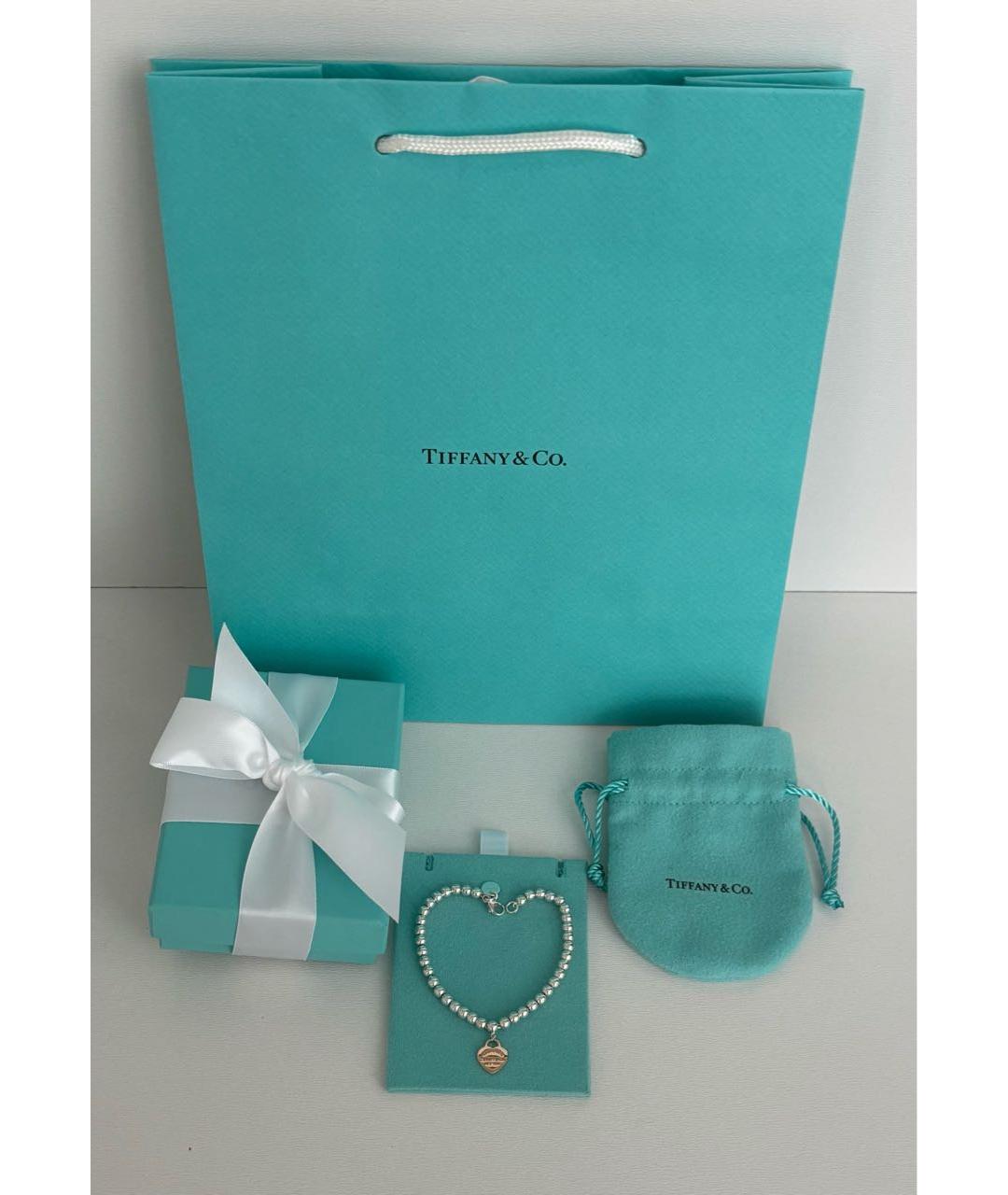 TIFFANY&CO Серебрянный серебряный браслет, фото 2