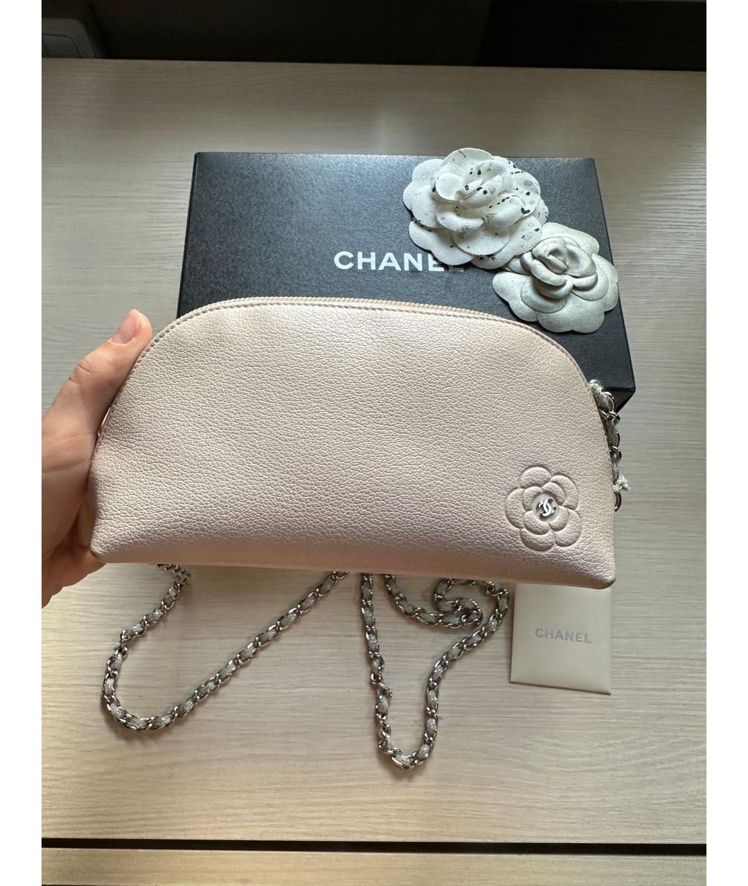 CHANEL Кожаная косметичка, фото 7