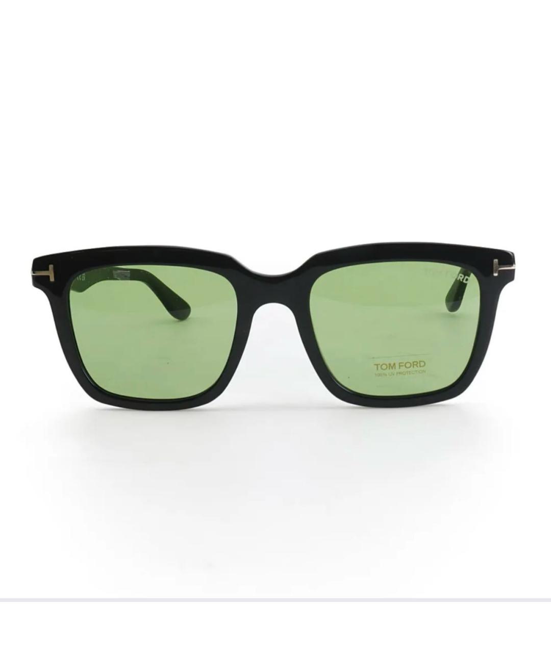 TOM FORD Черные пластиковые солнцезащитные очки, фото 2