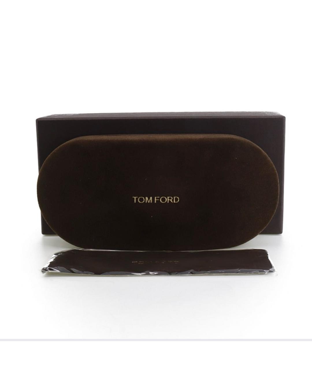 TOM FORD Черные пластиковые солнцезащитные очки, фото 3