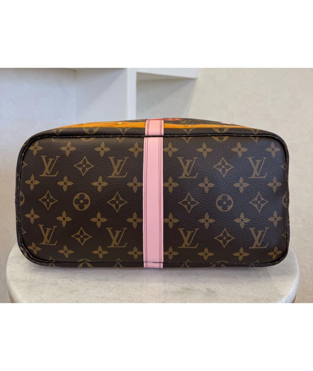 LOUIS VUITTON Коричневая сумка тоут, фото 8