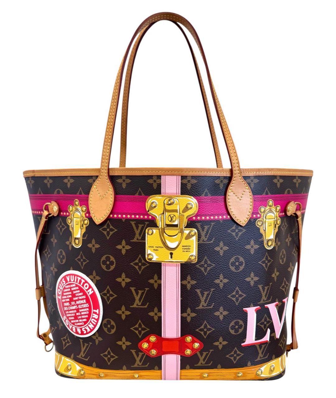 LOUIS VUITTON Коричневая сумка тоут, фото 9