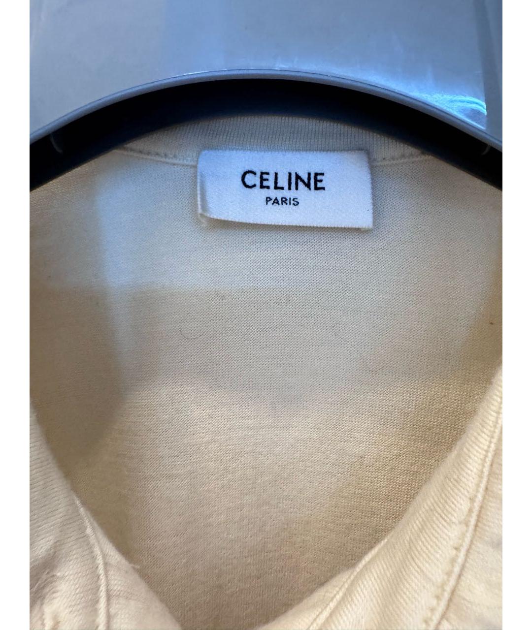 CELINE Бежевая шерстяная рубашка, фото 6