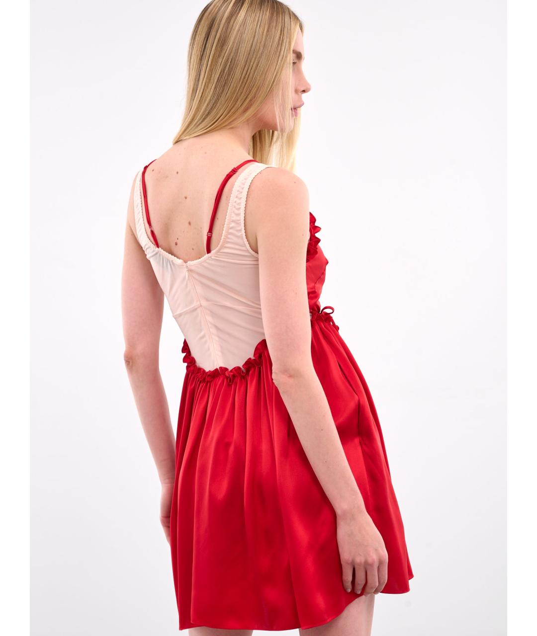 SIMONE ROCHA Красное коктейльное платье, фото 8