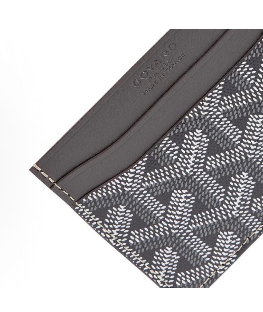 GOYARD Серый кожаный кардхолдер, фото 4