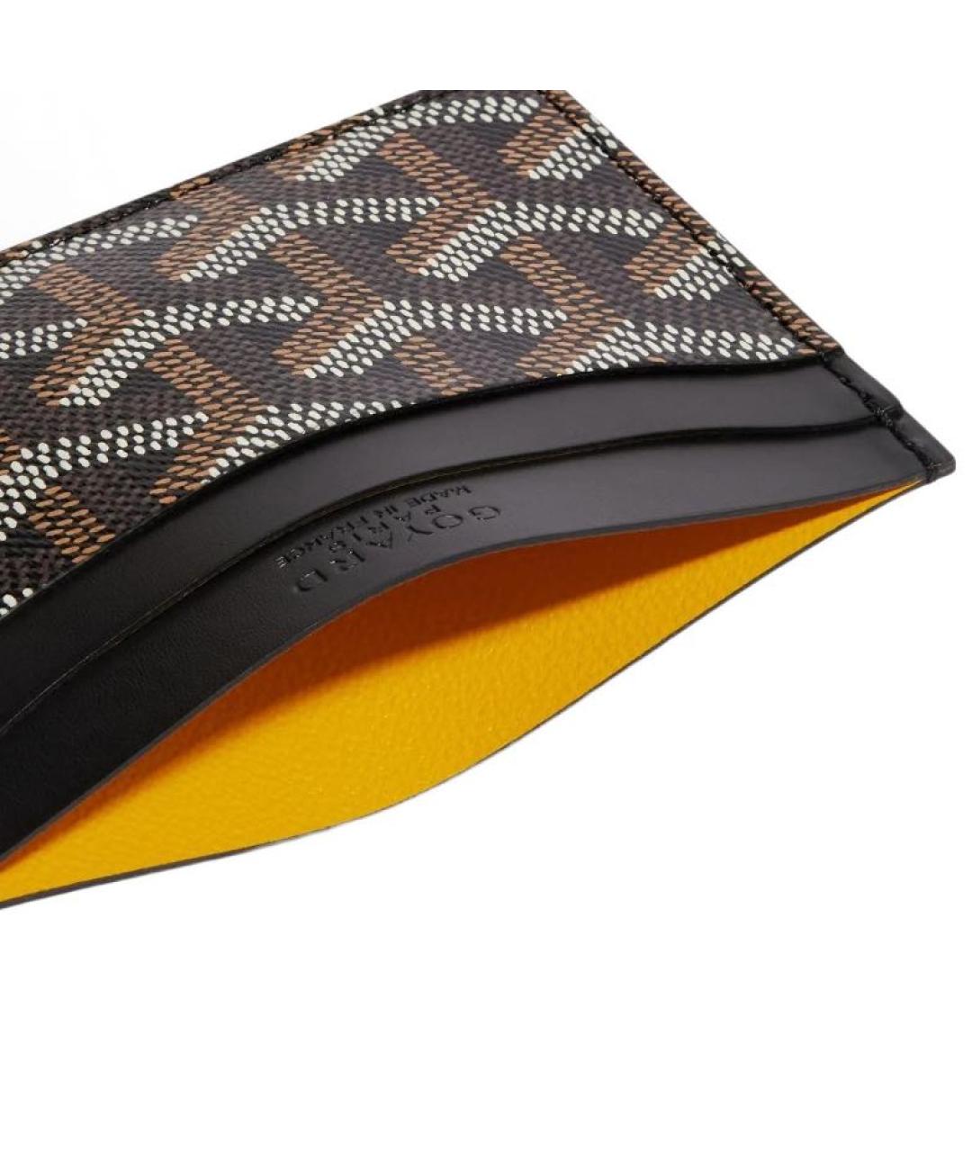 GOYARD Черный кожаный кардхолдер, фото 3