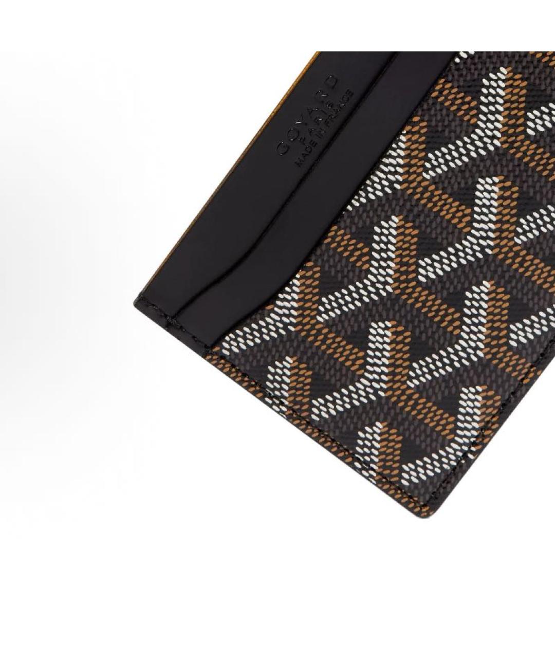 GOYARD Черный кожаный кардхолдер, фото 4