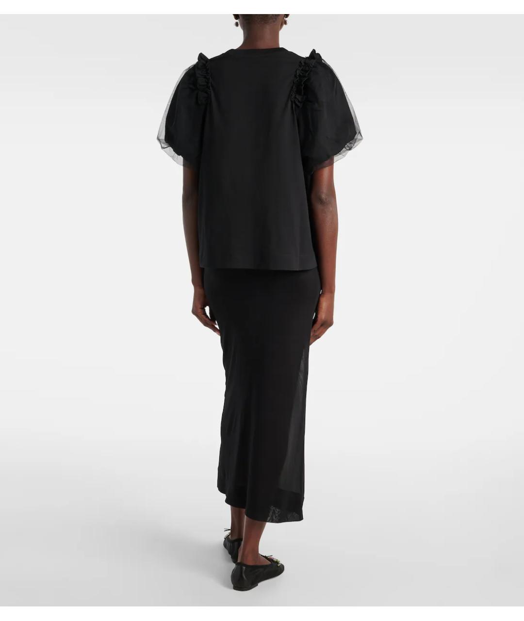 SIMONE ROCHA Черная юбка миди, фото 7