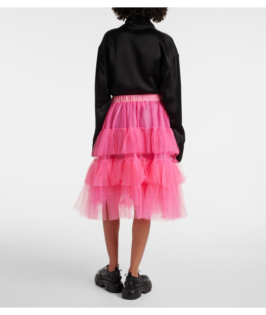 SIMONE ROCHA Розовая юбка миди, фото 3