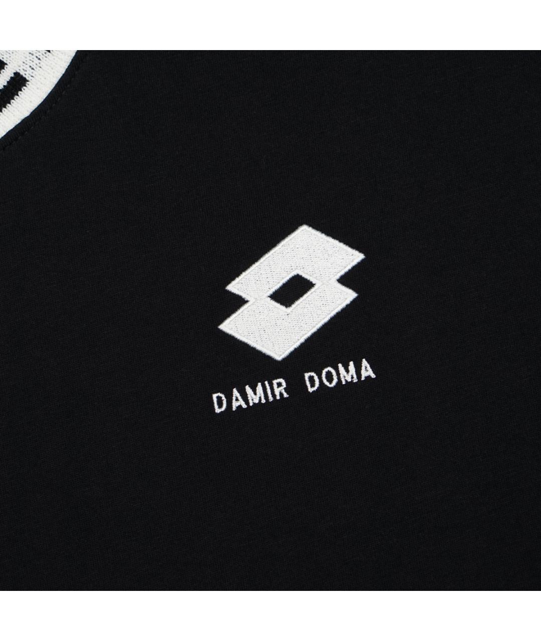 DAMIR DOMA Черная хлопковая футболка, фото 3