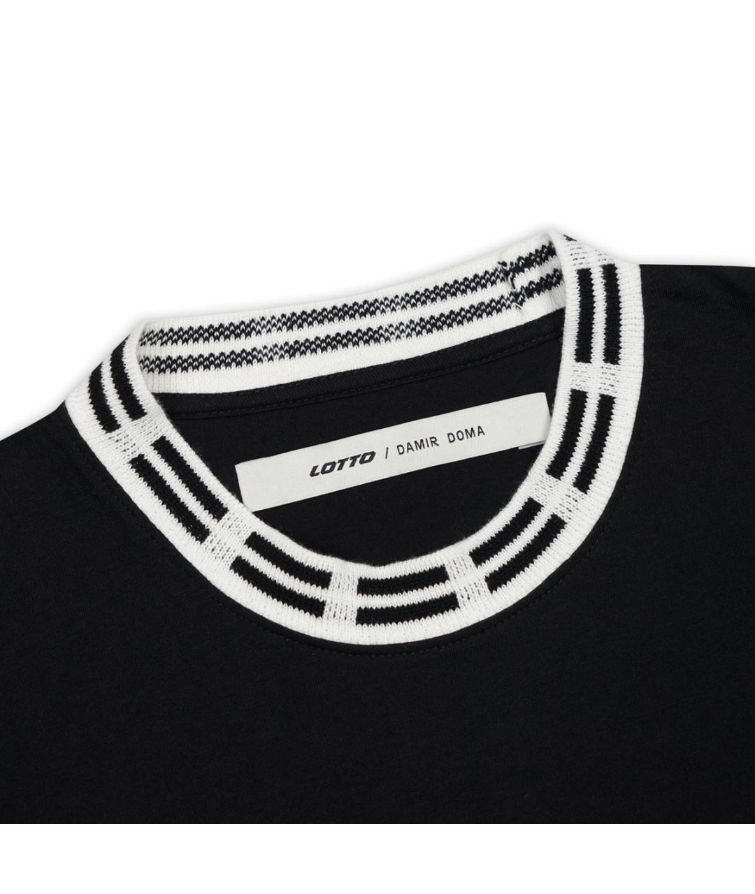 DAMIR DOMA Черная хлопковая футболка, фото 2
