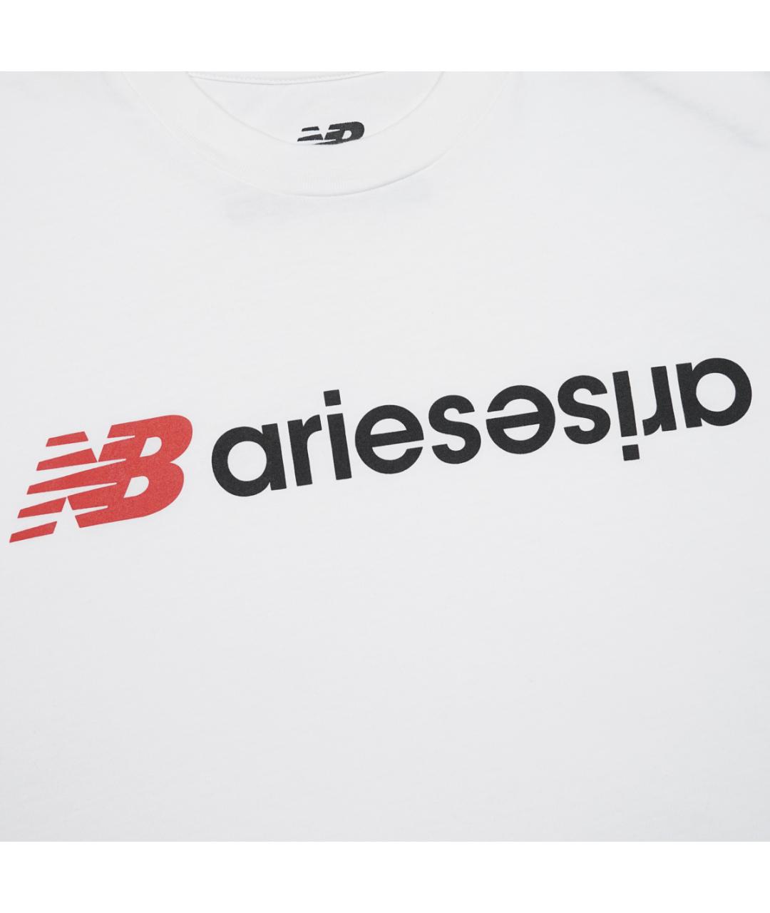 NEW BALANCE Белая хлопковая футболка, фото 3
