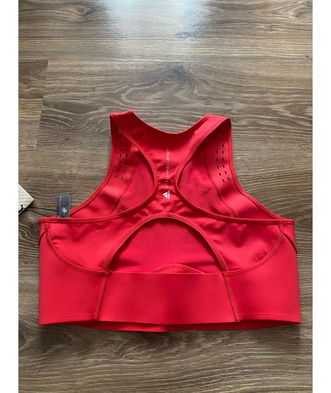 ADIDAS BY STELLA MCCARTNEY Красная полиэстеровая футболка, фото 6