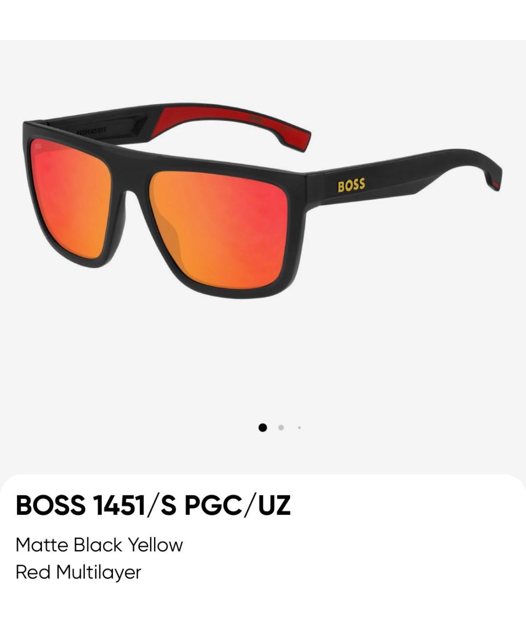 HUGO BOSS Мульти пластиковые солнцезащитные очки, фото 9