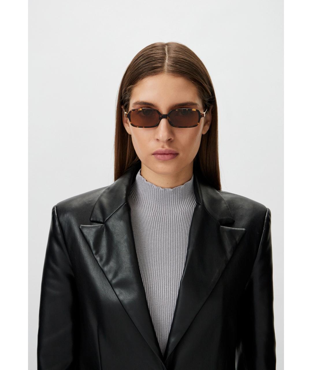 MIU MIU Коричневые солнцезащитные очки, фото 3