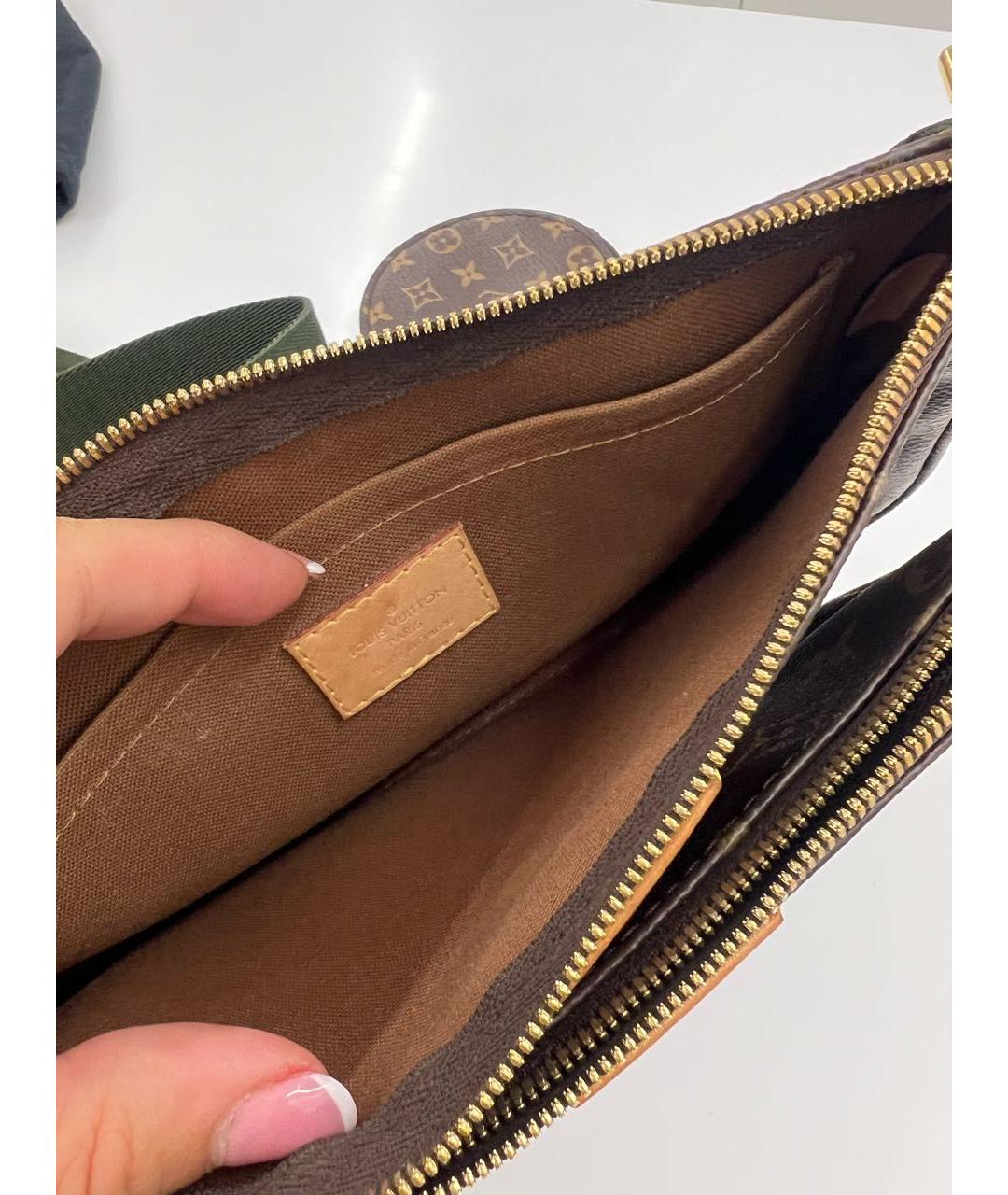 LOUIS VUITTON Коричневая сумка через плечо, фото 4