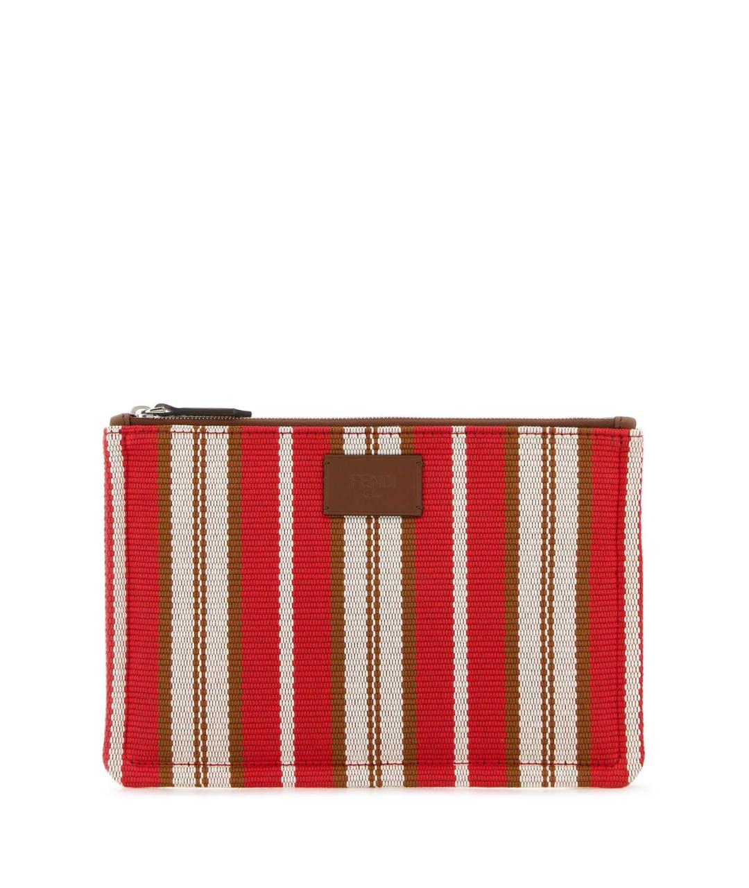 FENDI Красная барсетка, фото 1