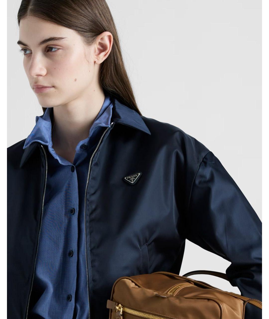 PRADA Темно-синяя куртка, фото 3