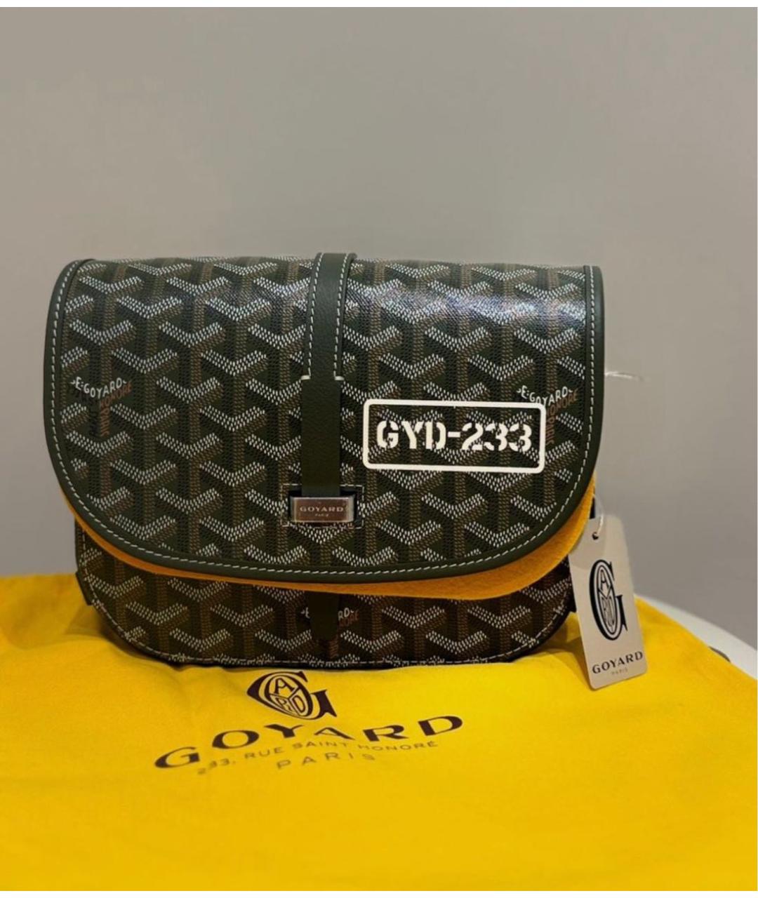 GOYARD Хаки сумка тоут, фото 5