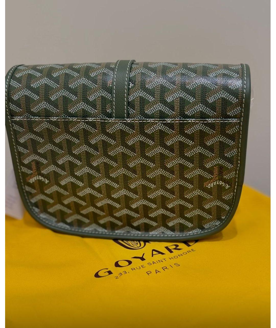 GOYARD Хаки сумка тоут, фото 7