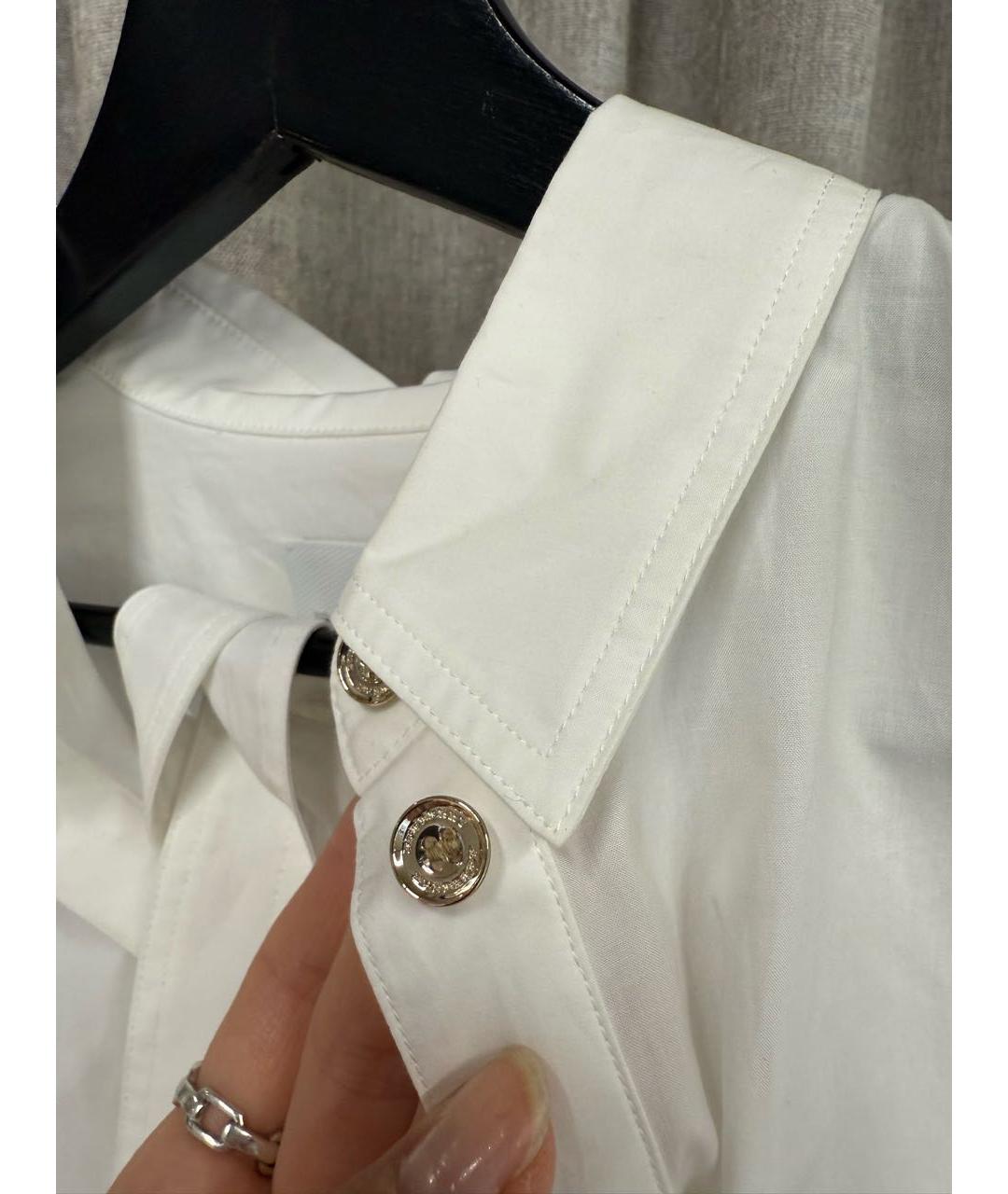 BURBERRY Белое повседневное платье, фото 4