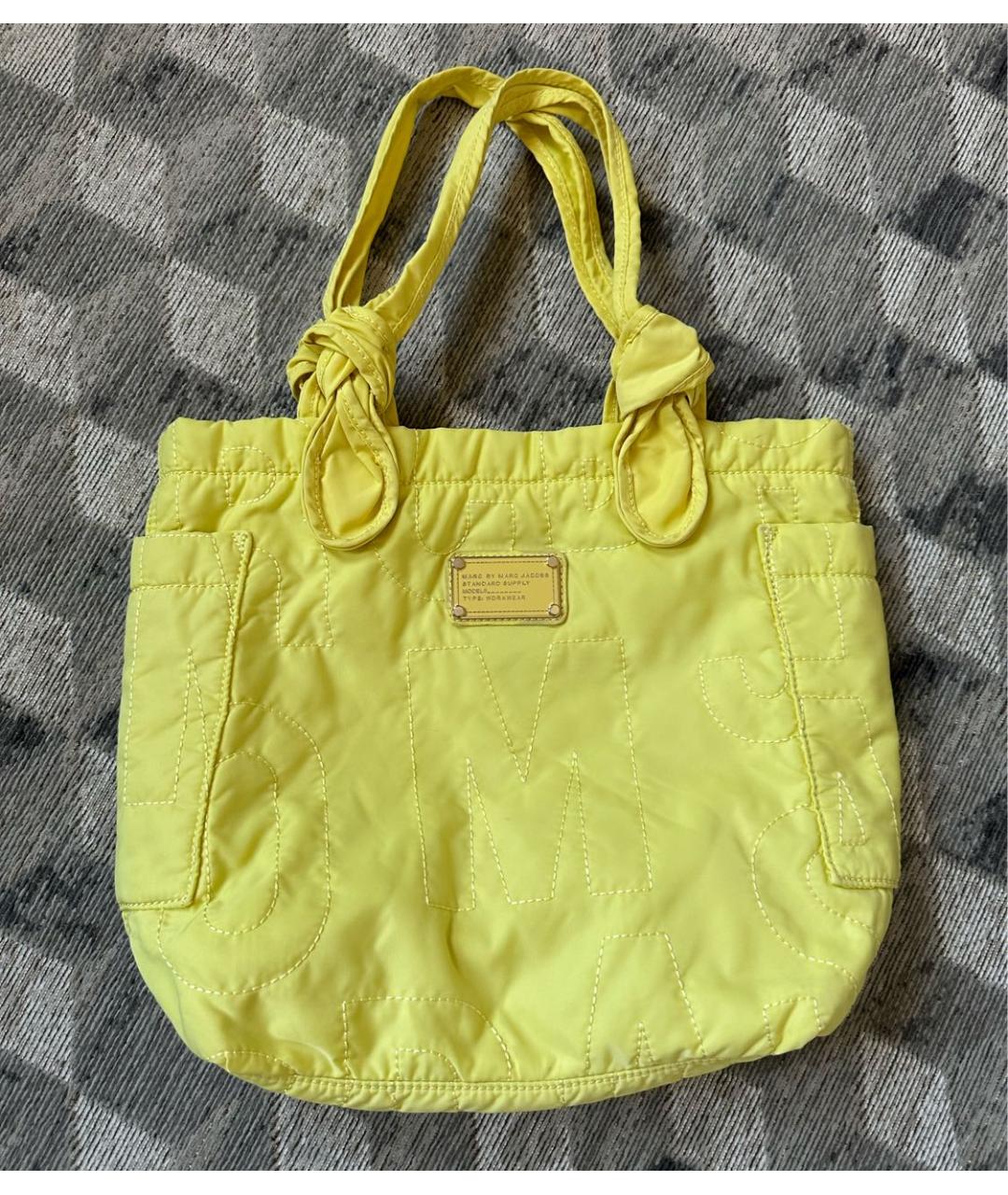 MARC BY MARC JACOBS Желтая сумка тоут, фото 9