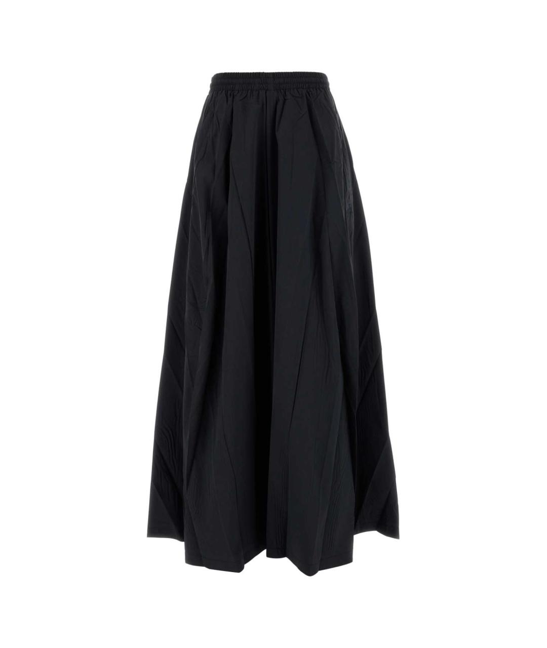BALENCIAGA Черная полиэстеровая юбка макси, фото 1