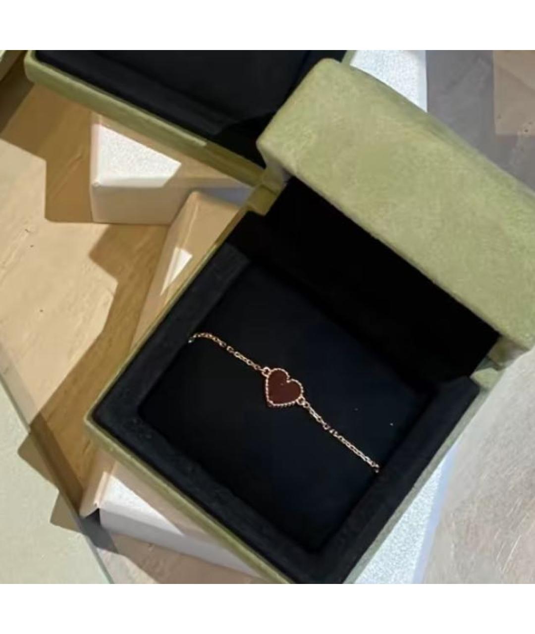 VAN CLEEF & ARPELS Красный браслет из розового золота, фото 3