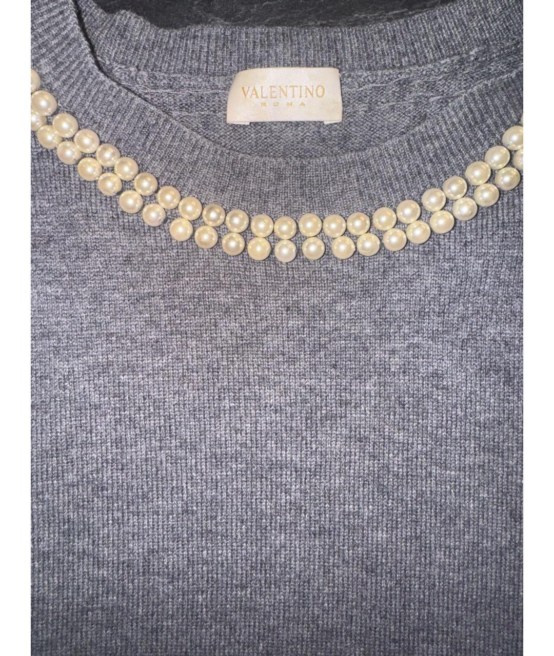 VALENTINO Серая шерстяная жилетка, фото 3