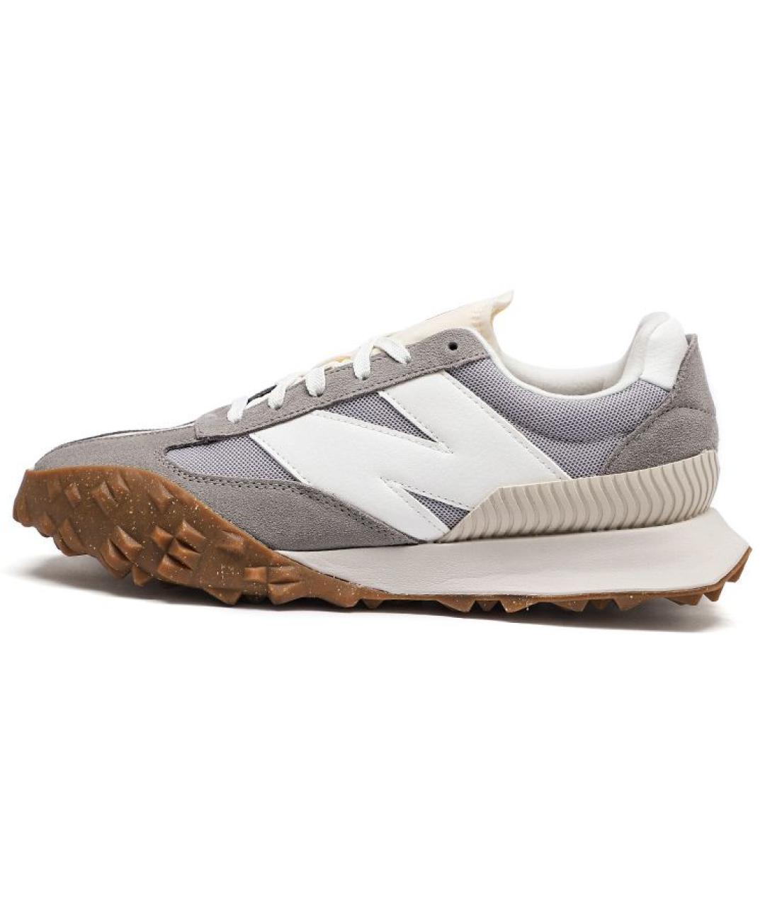NEW BALANCE Серые замшевые низкие кроссовки / кеды, фото 6
