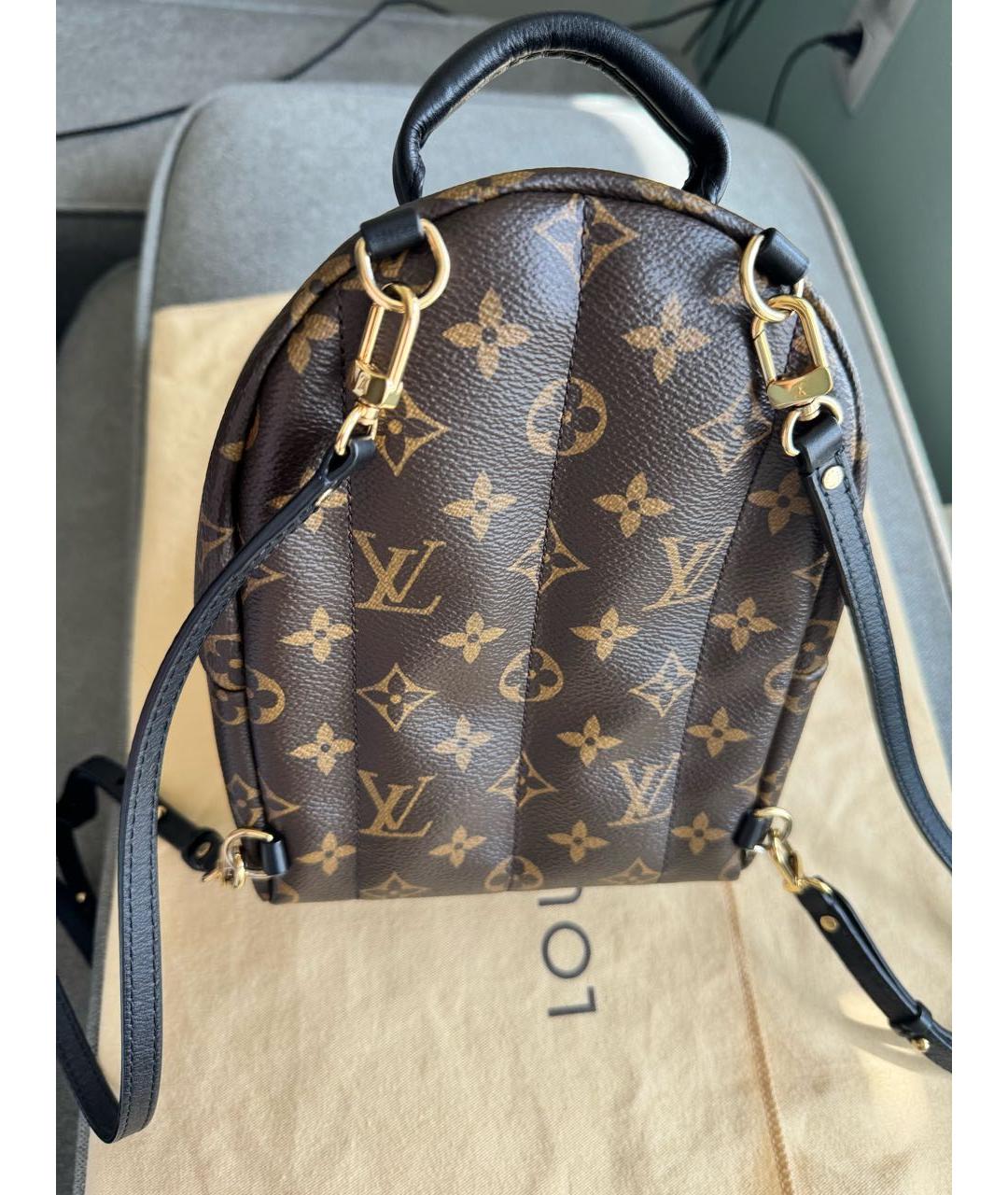 LOUIS VUITTON Коричневый рюкзак, фото 3