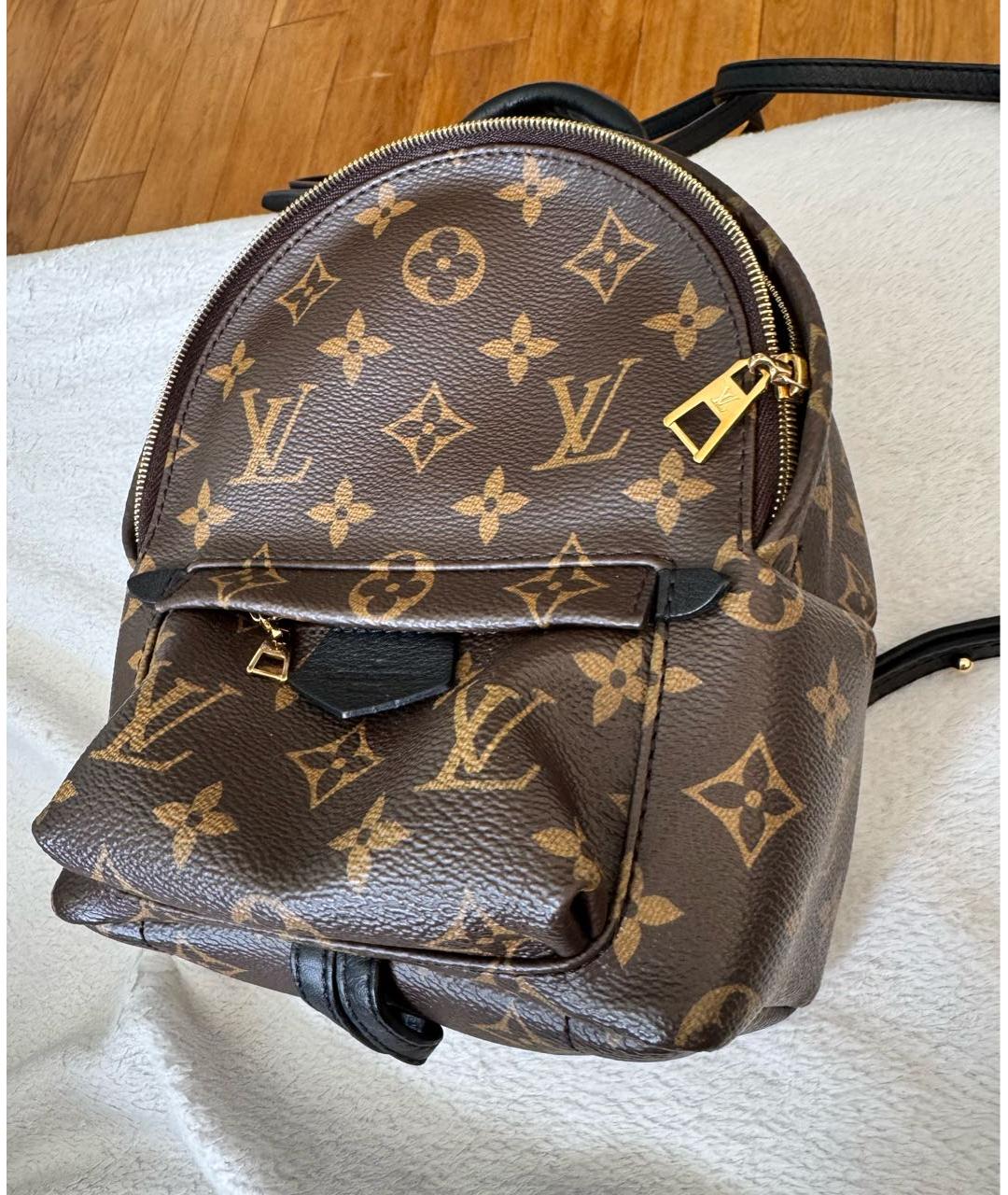 LOUIS VUITTON Коричневый рюкзак, фото 2