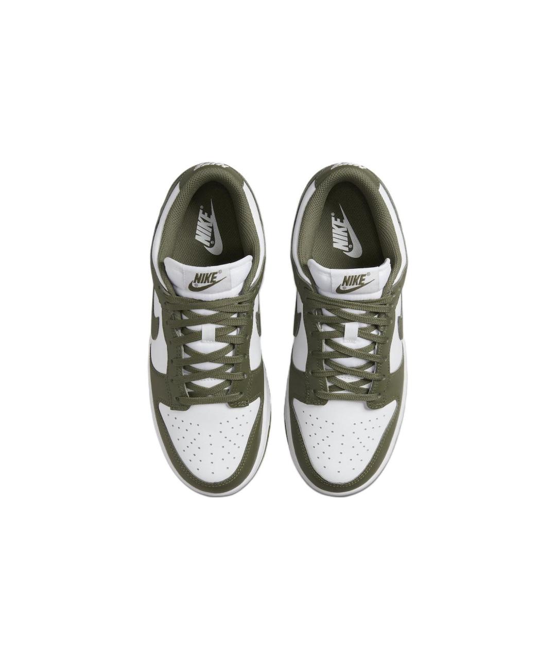 NIKE Хаки кожаные кеды, фото 4