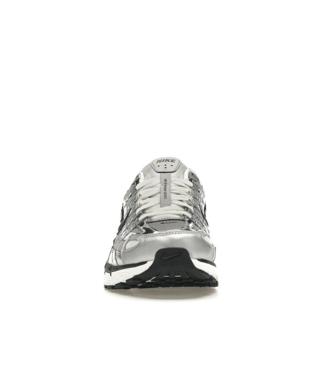 NIKE Серебряные синтетические низкие кроссовки / кеды, фото 3