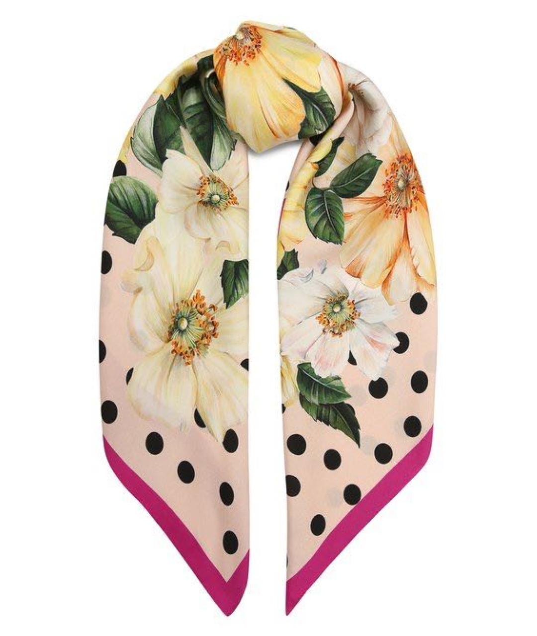 DOLCE&GABBANA Шелковый платок, фото 2