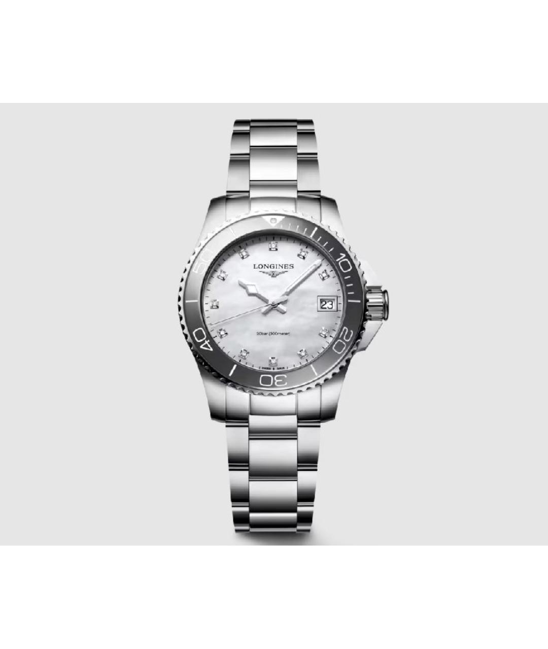 LONGINES Серебряные металлические часы, фото 8