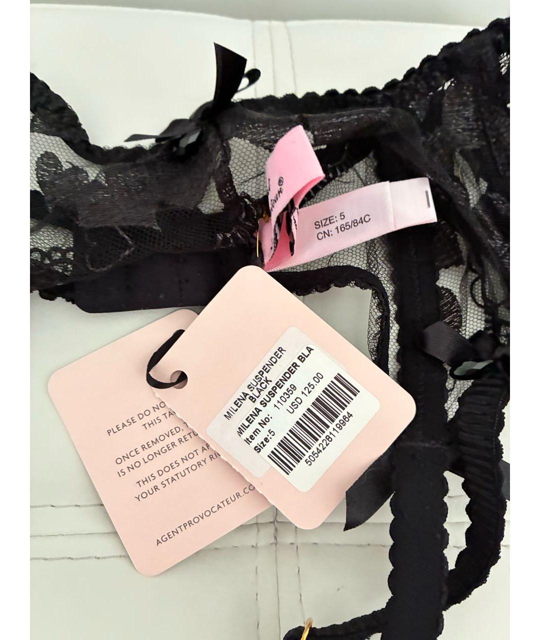 AGENT PROVOCATEUR Черные носки, чулки и колготы, фото 5