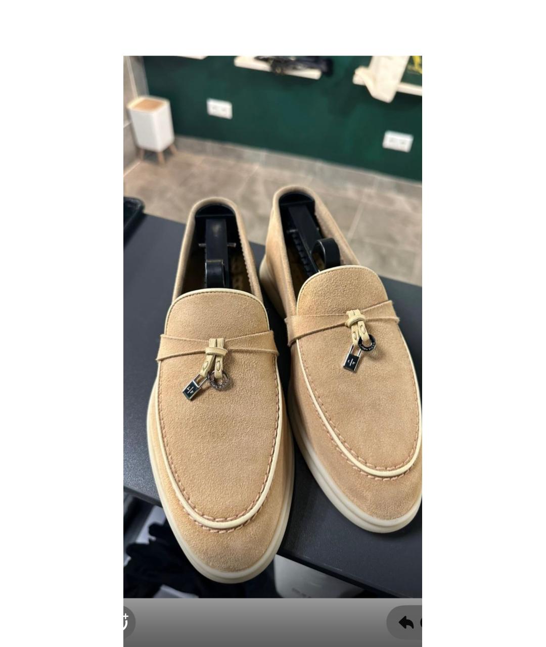 LORO PIANA Замшевые лоферы, фото 8