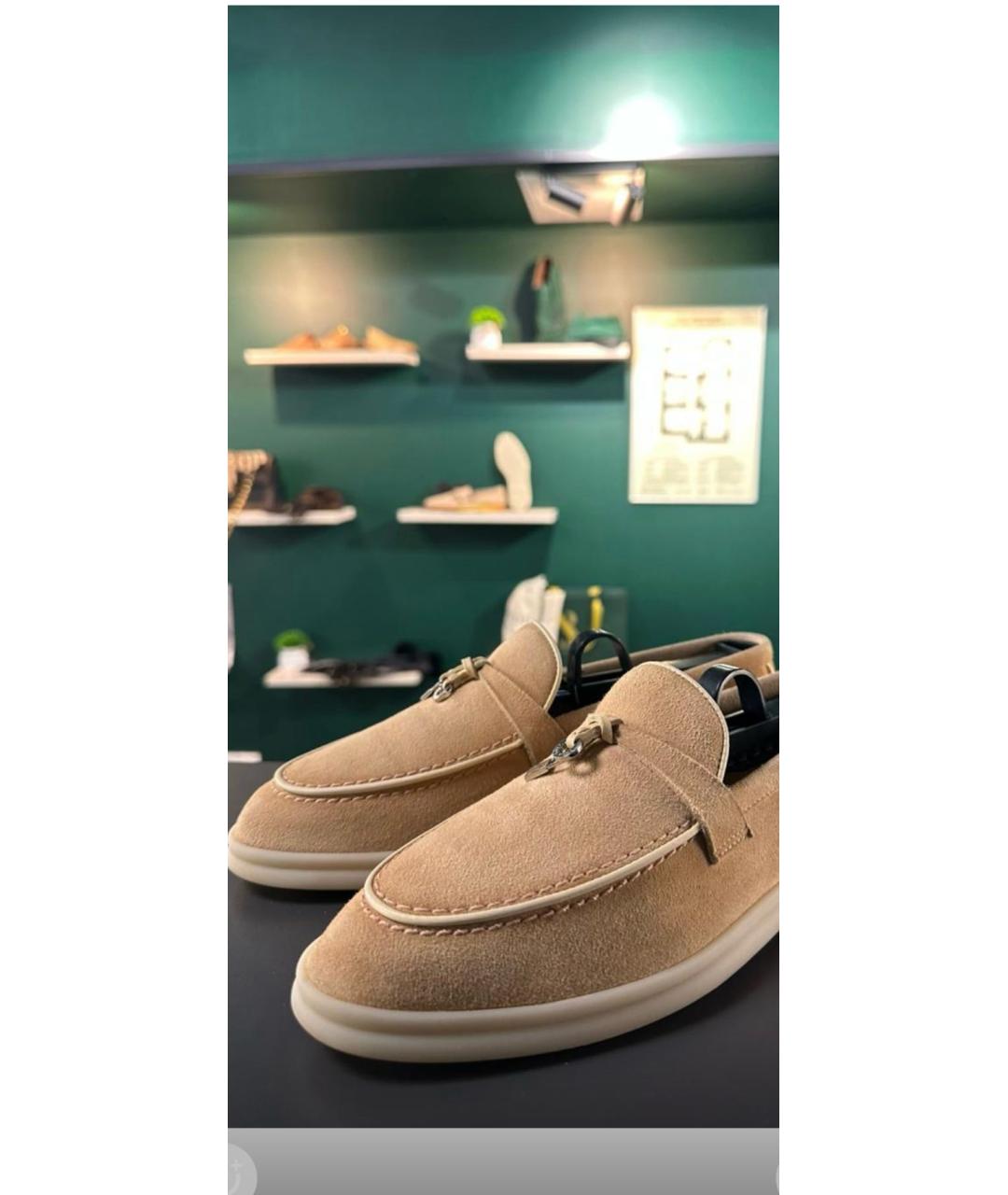 LORO PIANA Замшевые лоферы, фото 7