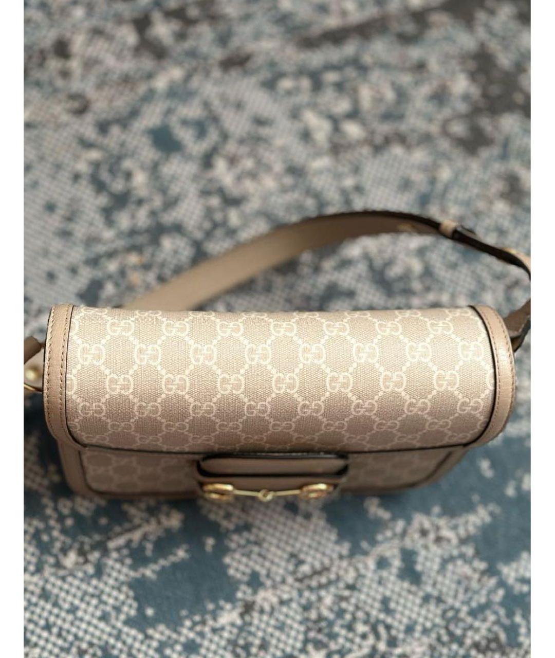 GUCCI Серая сумка с короткими ручками, фото 7