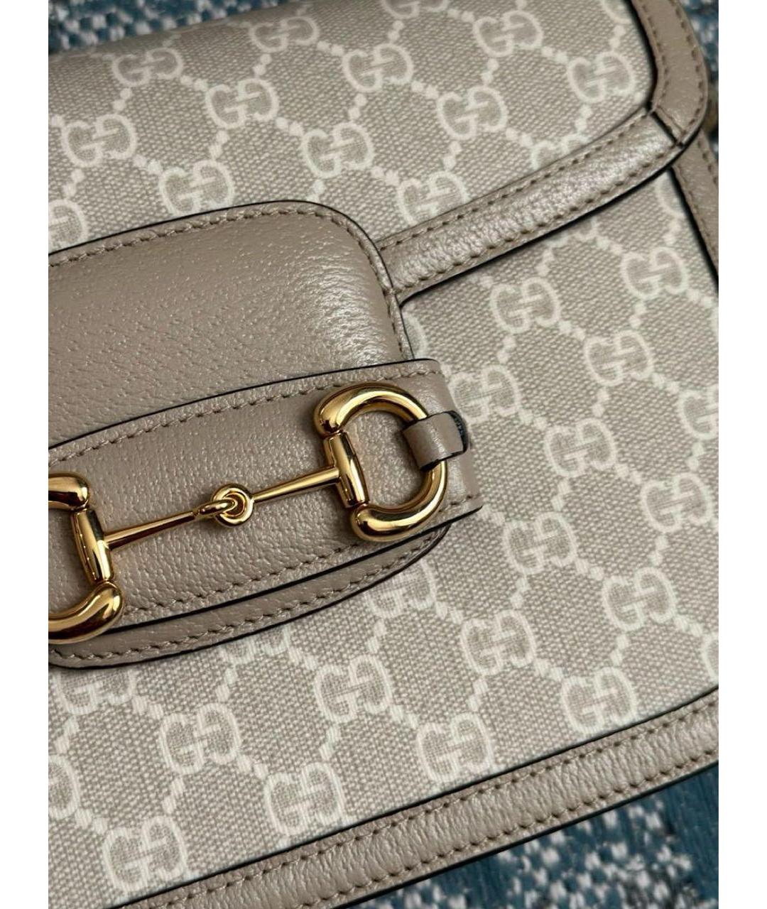GUCCI Серая сумка с короткими ручками, фото 2