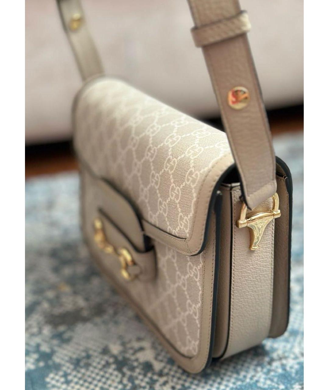 GUCCI Серая сумка с короткими ручками, фото 3