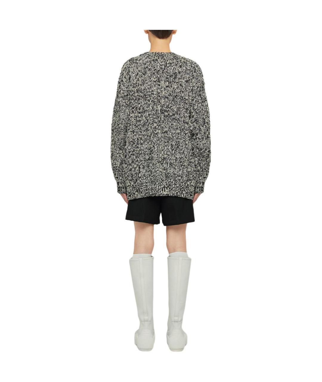 JIL SANDER Черный шерстяной джемпер / свитер, фото 2