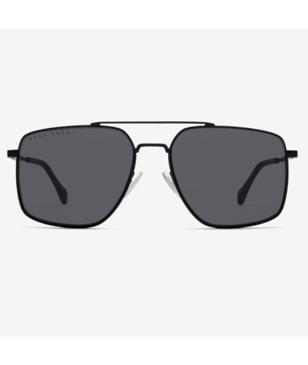 HUGO BOSS Черные металлические солнцезащитные очки, фото 4