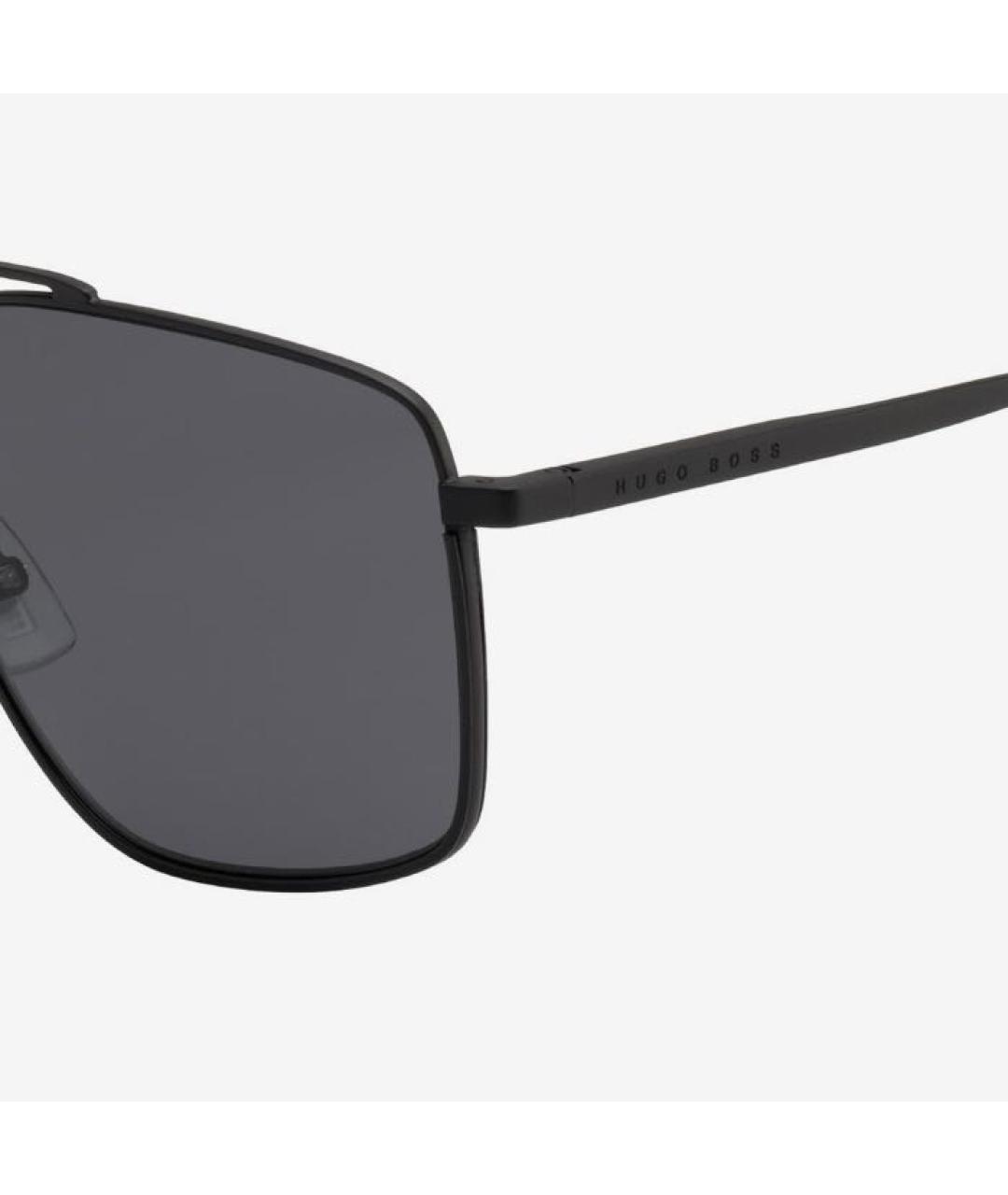 HUGO BOSS Черные металлические солнцезащитные очки, фото 3