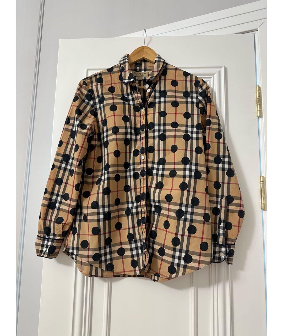 BURBERRY Хлопковая блузы, фото 4