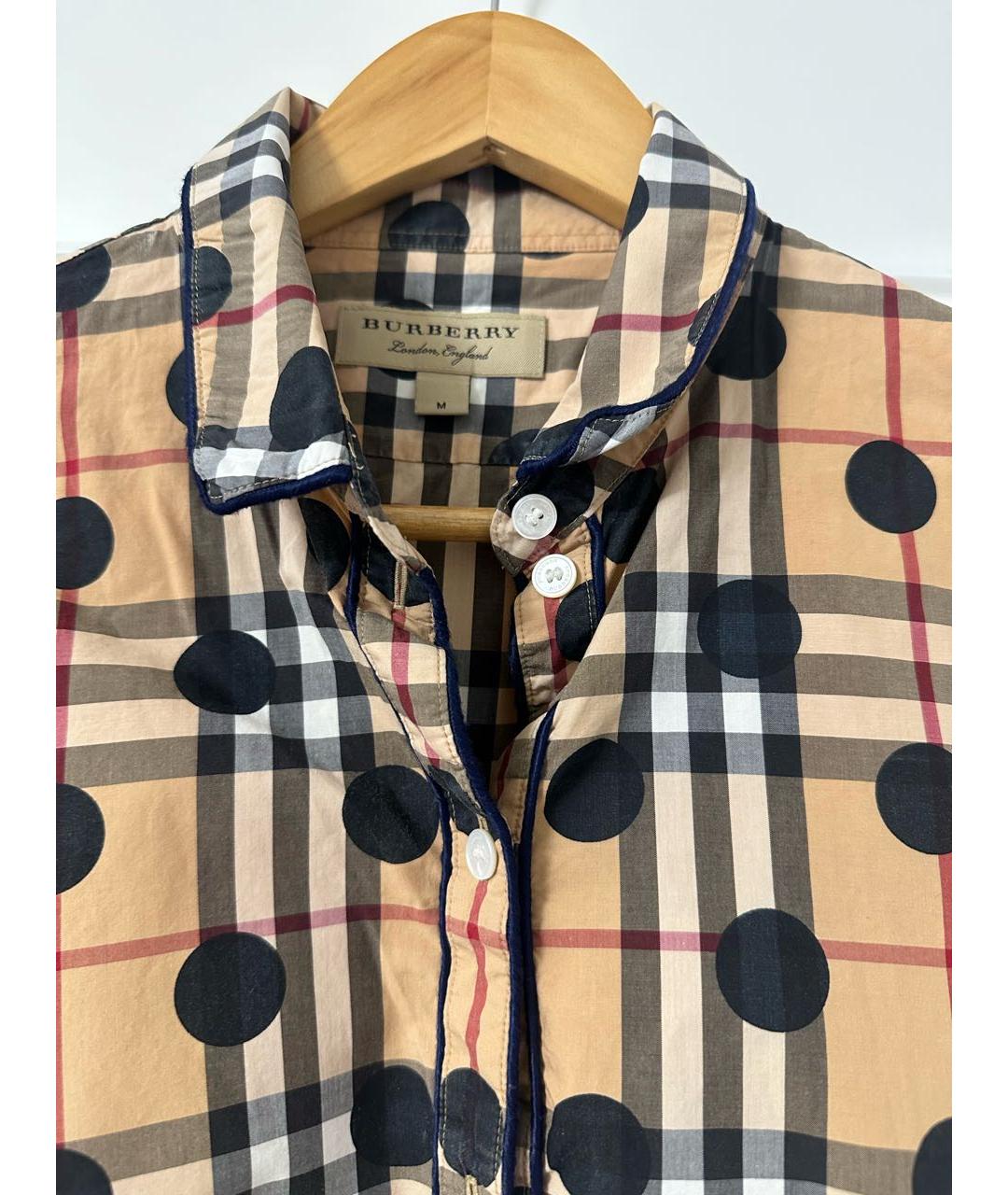 BURBERRY Хлопковая блузы, фото 2