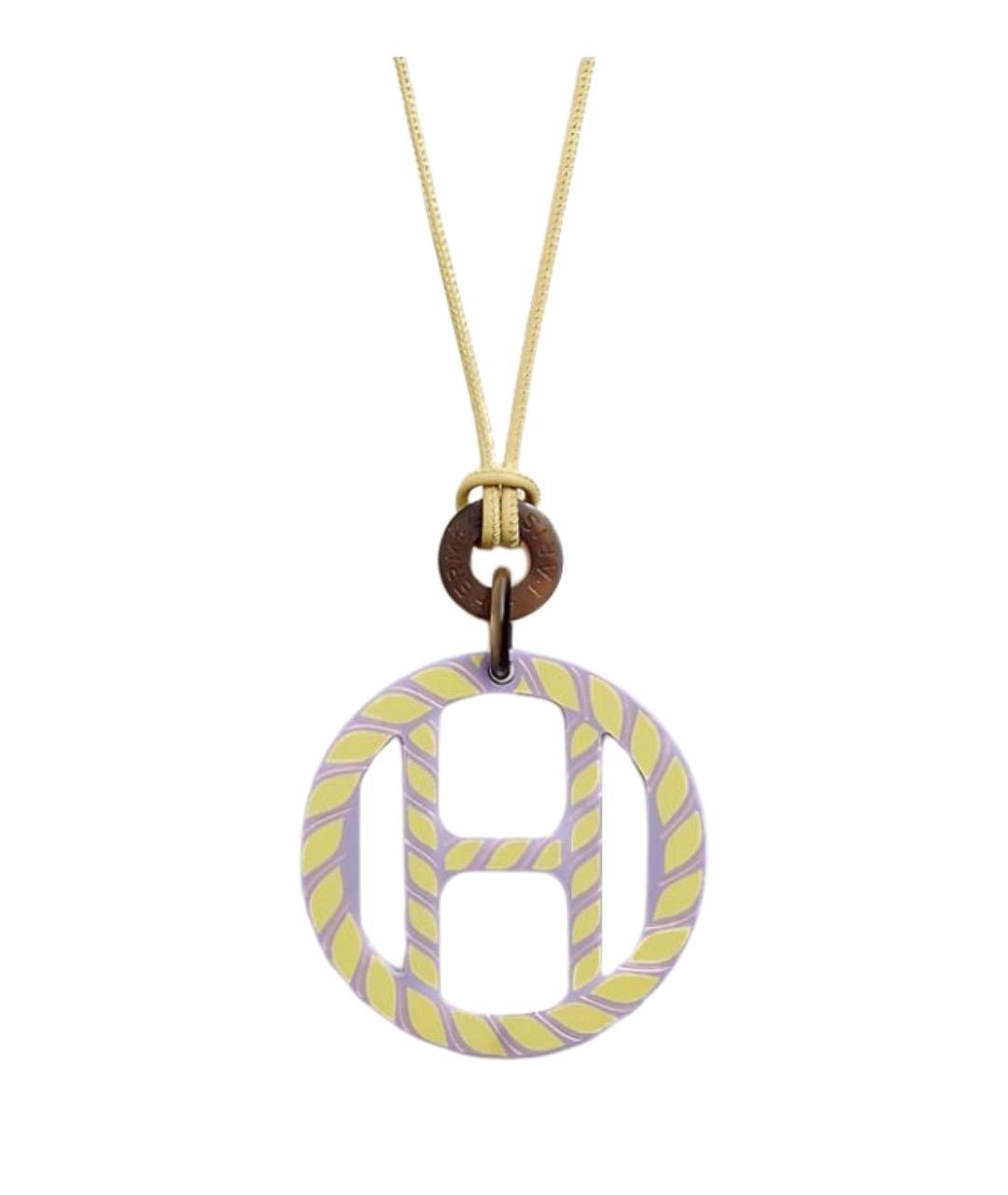 HERMES Фиолетовый кулон, фото 1